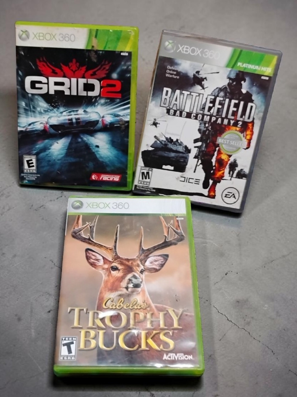 🎮 Bundle of 3 Microsoft Xbox 360 games in Excellent Used Condition (EUC)!